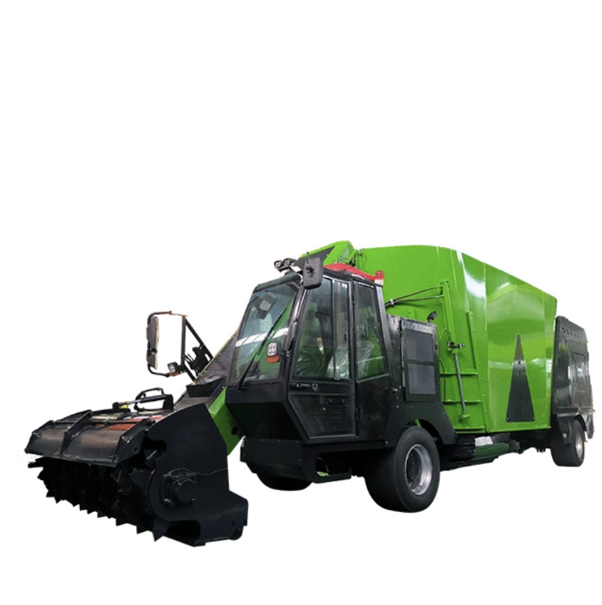 Самоходный кормосмеситель-раздатчик TMR